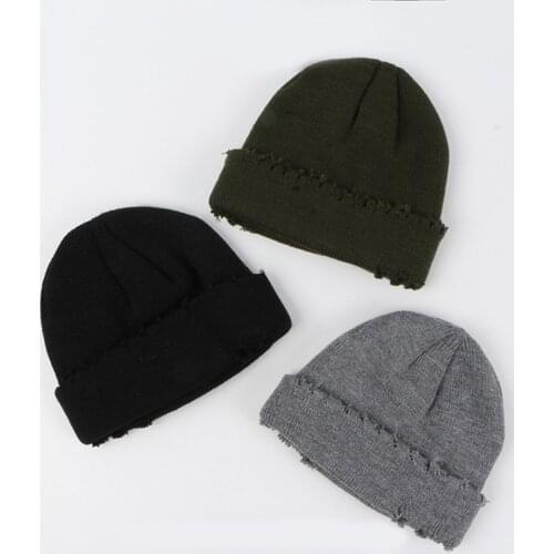Unisex Knitted Slouchy Beanie Hat Winter Warm Fashion Baggy Skull Cap Gifts -OPK