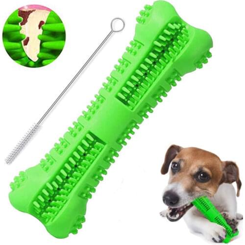 Dog Chew Toys Pet Molar Tooth Cleaning Brushing Stick Dog Bone Shape Toothbrush Doggy Puppy Dental Care Dogs Toy Pets Supplies