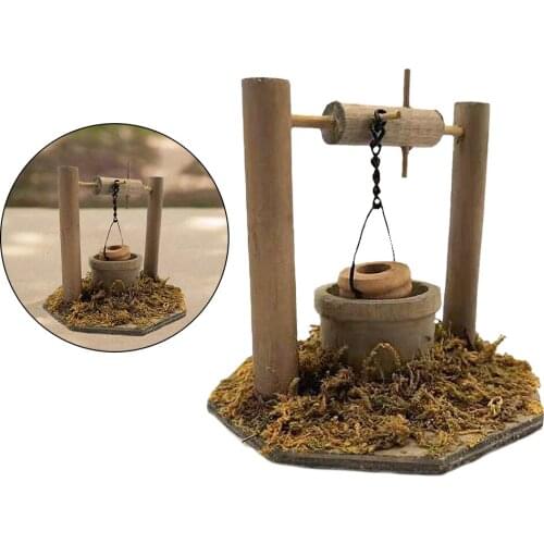 1/12 Miniature Doll House Wooden Chicken Coop Mini Fairy Supplies Accs