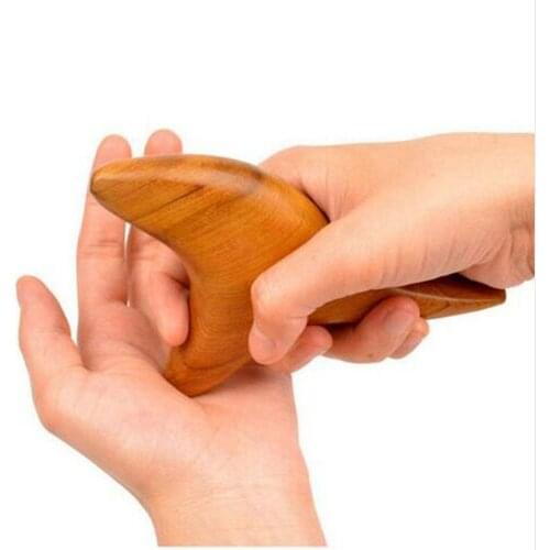 5pcs Healthsweet Foot Massage Stick Wood Triangle Bar Traditional Reflexology Leg Hand Massage Tool Acupressure Press Point