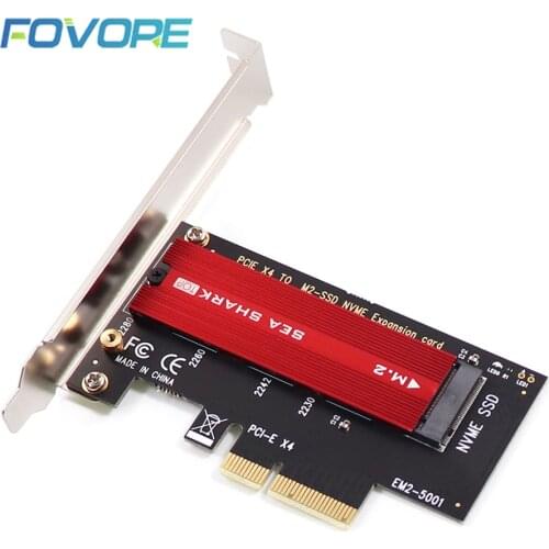 Adapter NVMe M2 M.2 M Key SSD to PCI-e 3.0 PCI Express 3.0 Converter Adapter For 2230 2242 2260 2280 Support PCIe X4 X8 X16