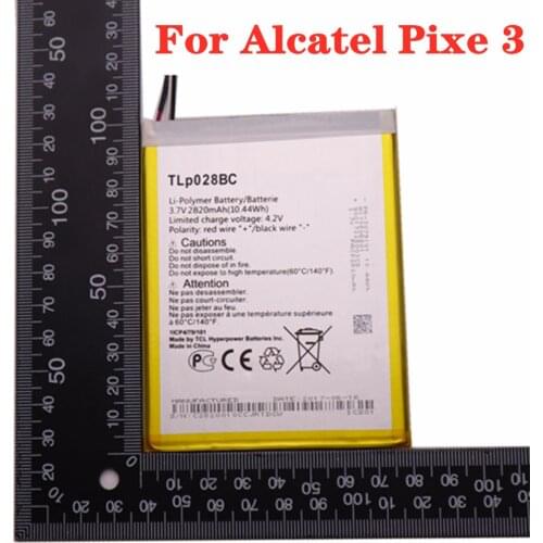 TLP028BC TLp028BD Tablet Battery For Alcatel Tab pixe 3 Replacement Battery 2820mAh Hight Capacity Batteries