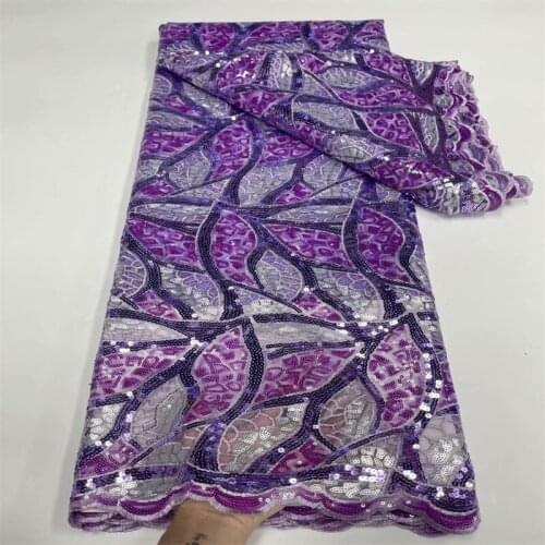 Sequins Top Class floral French Lace African Tulle Lace Unique Mesh Fabric with Sequins Beautiful Nigerian Big Occasional Wear