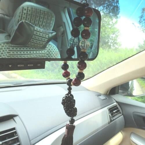 Buddha Beads car rearview mirror hanging car accessories for Volvo S40 S60 S80 XC60 XC90 V40 V60 C30 XC70 V70