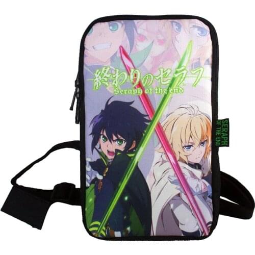 E-Mell Danganronpa TouHou Project Tokyo Ghoul Natsume Book Seraph of the end Single shoulder Message Nylon bag Chest pack