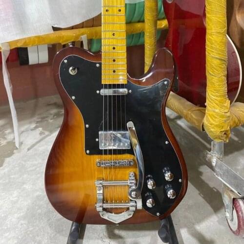 Tele Electric Guitar ASH Body Maple Fingerboard Tremolo System Chrome Hardware High Quality Guitarar Free Shipping