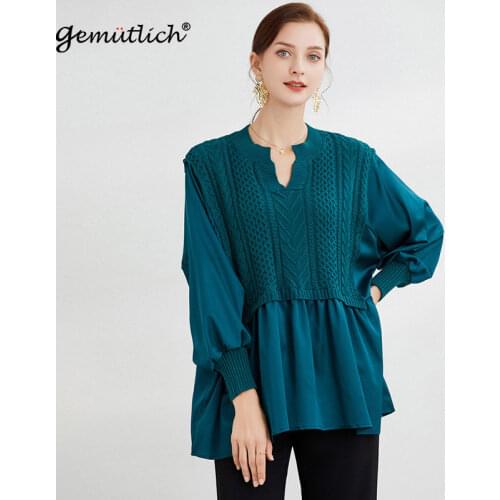 Трикотажные блузки Gemutlich China At AliExpress