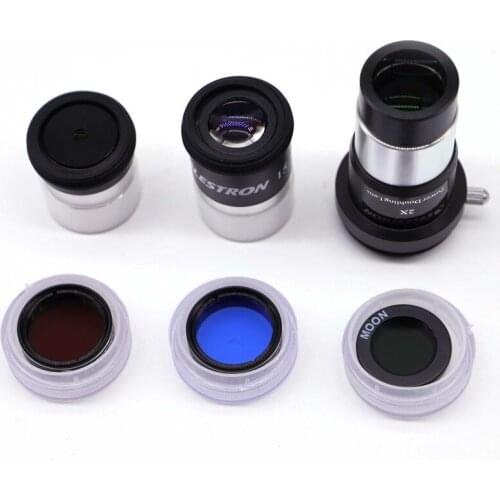 Telescope 94307 Small Eyepiece Kit Accessories Double Mirror Barlow Mirror Planet Filter