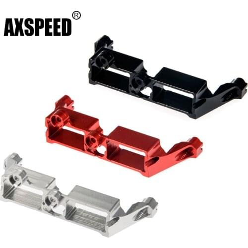 AXSPEED Aluminum Alloy Differential Lock Bracket Steering Gear Servo Mount for Traxxas TRX-4 TRX4 1/10 RC Crawler Car Parts