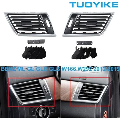LHD RHD Dashboard Air Conditioner AC Vent Grille Outlet Cover Replacement For Mercedes-BENZ W166 W292 ML GL GLE GLS 2012-2019