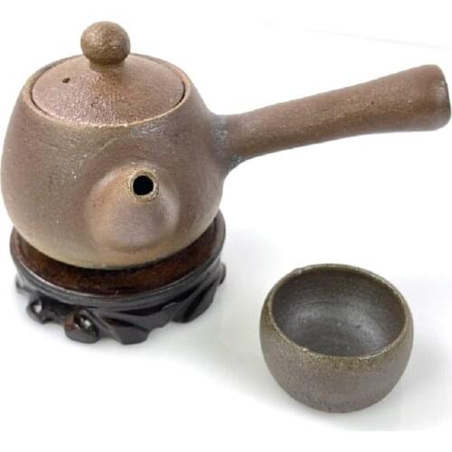 Wholesale Corrosion Resistance Good Air Permeability White Clay Coal Ash Heat-resistant glass teapot