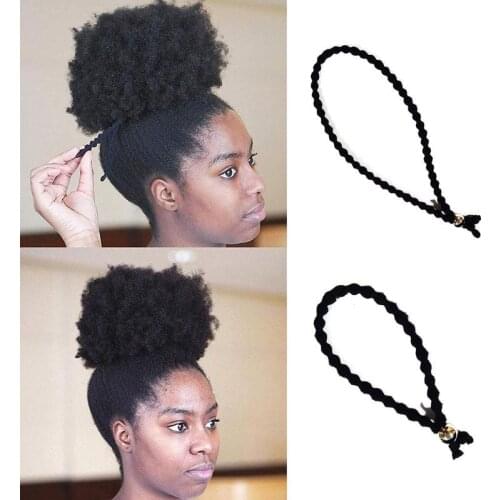 Adjustable Length Hairband Long Cushioned Headband Ties for Women Sliding Ponytail Holder comfortable all day reduce headaches