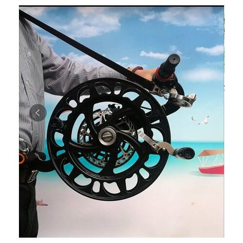 Outdoor Fun Sports 32cm Extended handle /Alloy Wheel Straps Round/ Top Kite Black/Golden Wheel