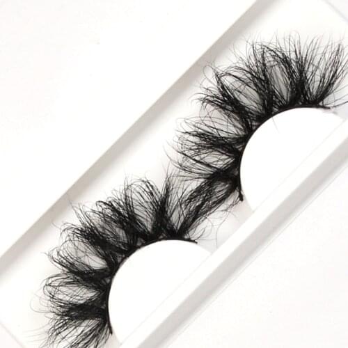 Mink Lashes 25mm Fluffy Mink Fluffy Lashes Cruelty-Free Mink Lashes Bulk Eyelashes Mink Reusable Gorgeous Makeup