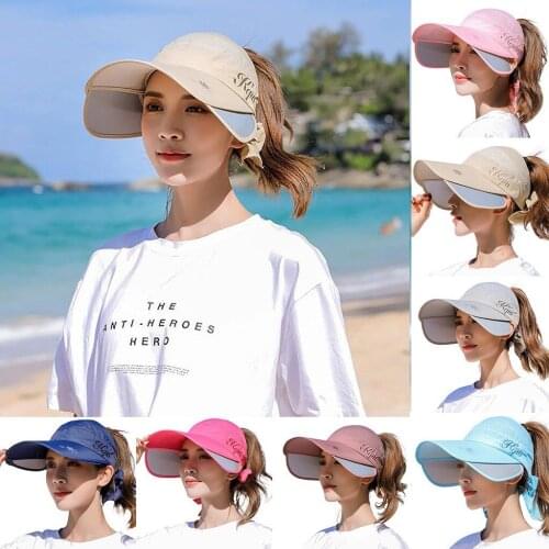 Hats For Woman Comfortable Sun Hat Lady Sun Protection Big Sun Hat Uv Protection Bike Running Sun Hat Adjustable Ladies Hats