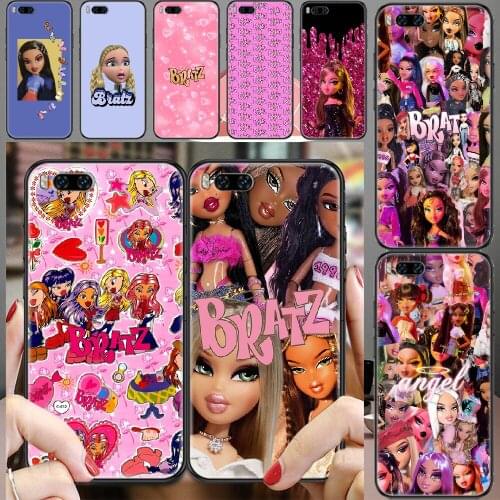 Bratz Cute Cartoon Doll Phone case For Xiaomi Mi Max Note 3 A2 A3 8 9 9T 10 Lite Pro Ultra black pretty coque tpu bumper