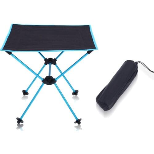 Outdoor Fishing Folding Camping Table with Oxford fabric 7075 Aluminum Alloy Desk for Garden Camping Beach Travelling Table