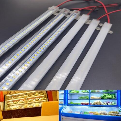 5pcs 10pcs LED Bar Light AC220V High Brightness 8W 50cm 30cm 72LEDs 2835 LED Rigid Strip Energy Saving LED Fluorescent Tubes