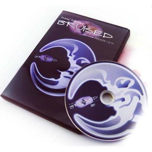 Bruised by Daniel Martin (Gimmick Cards and DVD) Mind Magic Tricks Illusions Fun Close up Magic Props Cards Prediction Magician