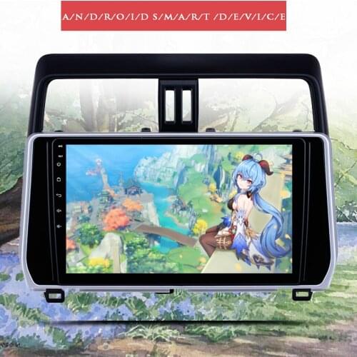 10' IPS screen Android 10.0 2 Din AutoRadio HU Head Unit For Toyota Prado 2018 2019 2020 DSP IPS Carplay 6G+128G cam dvr dab