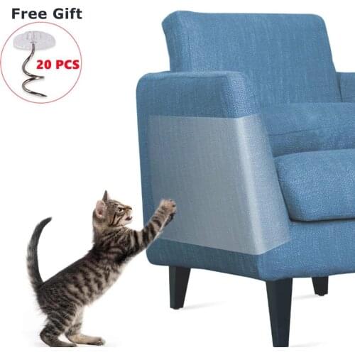 2PCS/Pack Cat Claw Sofa Anti-scratch Cloth Sofa Protector Cat Scratching Guard Furniture Protection Set S/M/L