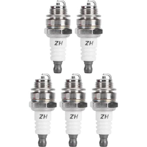 5Pcs L7T Trimmer Blower Parts Ignition Sparking Plug Fit for BM6A BPMR7A RCJ6Y RCJ7Y WSR5F 33cc-49cc Trimmer Accessory