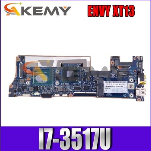 689958-001 689958-501 For HP ENVY XT13 I7-3517U Laptop motherboard LA-8554P SR0N6 with 4GB RAMDDR3 Notebook Mainboard