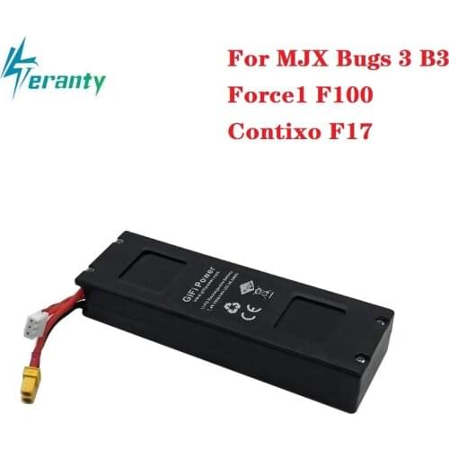 7.4V 3600mAh 25C Lipo Battery For MJX Bug 3 Force1 F100 Contixo F17 RC Drone Spare Parts