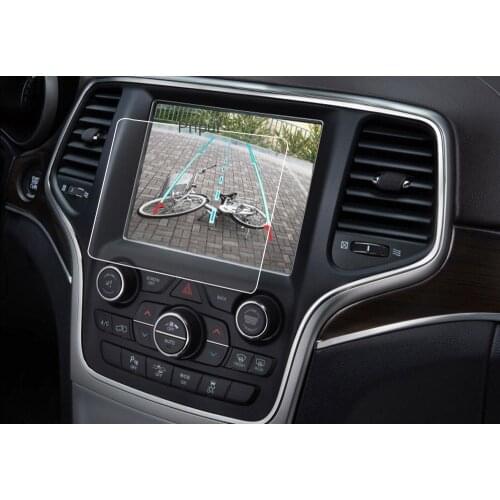 8.4 Inch For Jeep Cherokee Grand Cherokee Compass Renegade Wrangler Gladiator Navigation Screen Protector Tempered Glass Cover