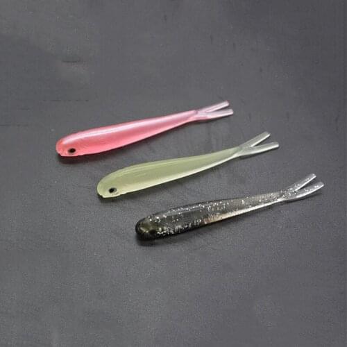 Anti-Corrosion Bionic Silicone High Quality Fishing Bait 75mm/2gArtificial Silicone Soft Fish Freshwater Fishing Lure Soft Bait