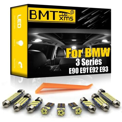 BMTxms For BMW 3 Series E90 E91 E92 E93 2006-2011 Vehicle LED Interior Light Kit Canbus Bulbs Car Accessories Auto Lighting