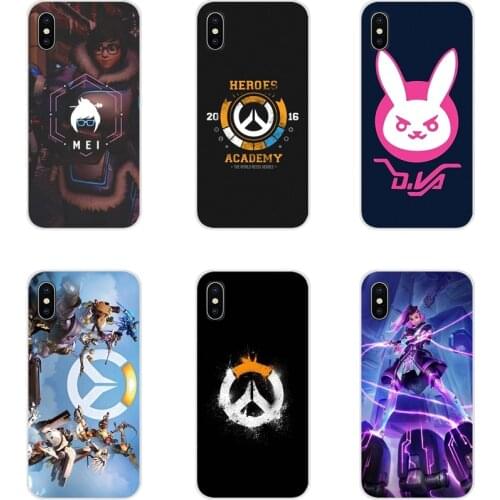 Overwatch ow Game Accessories Phone Cases Covers For Samsung Galaxy S3 S4 S5 Mini S6 S7 Edge S8 S9 S10 Lite Plus Note 4 5 8 9