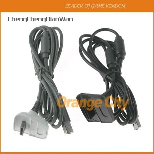 ChengChengDianWan New USB Charger Cable USB Charging Cable for Xbox360 Wireless Game Controller joystick 3pcs/lot