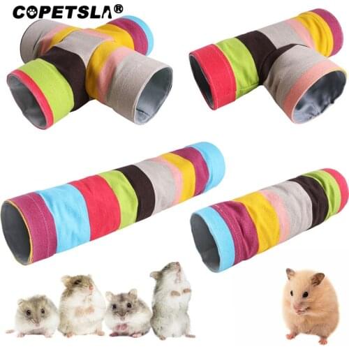 Copetsla New Indoor 2/3/4-way Collapsible Cat Tunnel Tube Kitty Tunnel Bored Cat Pet Toys Peephole Toy Cat Puppy Kitten Rabbit