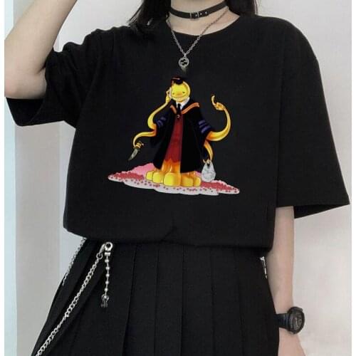 Anime Assassination Classroom TShirt Kawaii Korosensei Manga Graphic Tops Summer Women Fashion Casual Short-sleev Camisetas