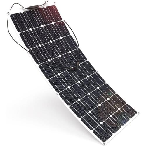 Flexible Solar Panel 100W Monocrystalline Solar Cell Flexible 12V system kit125*125 32pcs , 100 W 200W 300W 400W