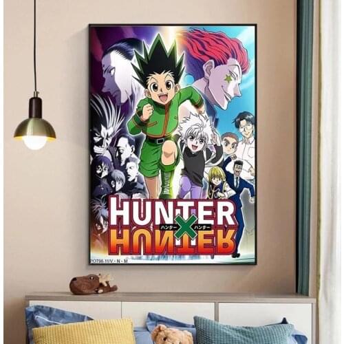 Retro Japanese Anime Canvas Painting Anime Hunter X Posters and Prints Wall Art Pictures for Living Room Home Decoration Cuadros