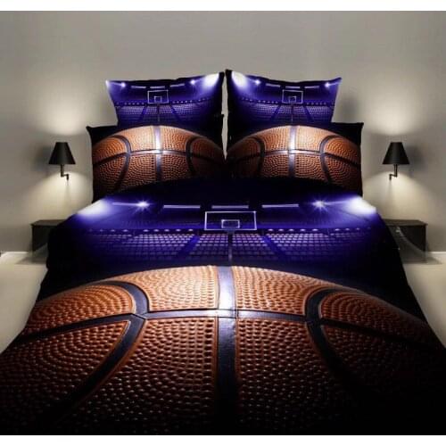 Bedding Sets 2/3pcs 3D Duvet Cover Bed Sheet Pillow Cases Size EU/CN/US Queen King Basketball Drop Shipping