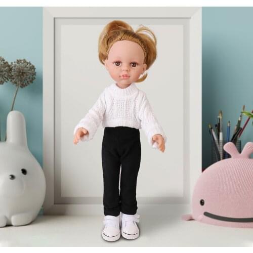 35CM Full Silicone Freckle Face Doll American Reborn Girls Dolls Full Outfits Sets With Gift Box Birthday Gift Toys For Children