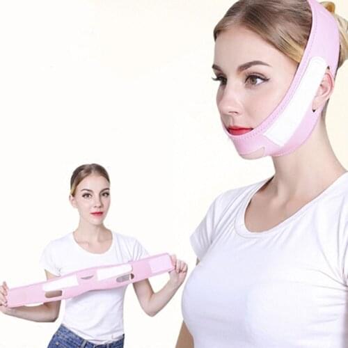 Face Slim V-line Lift Up Mask Cheek Chin Neck Slimming Thin Belt Strap Beauty Delicate Facial Thin Face Mask Slimming Bandage