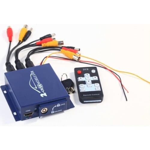 SALE10pcs/lot HD 1080P 2CH MINI mobile dvr Realtime SD Card DVR 2 Channel Video/Audio Input with Remote Control mini vehicle DVR