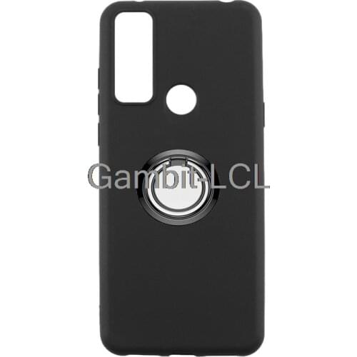 For TCL 20 SE T671H TCL20 20SE TCL20SE Back Ring Holder Bracket Phone Case Smartphone TPU Soft Silicone Cover