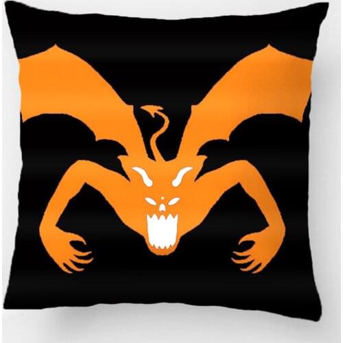 Orange Devil Throw Pillow Case Decorative Cushion Cover Pillowcase Customize Gift High-Quality By Lvsure For Car Sofa Seat