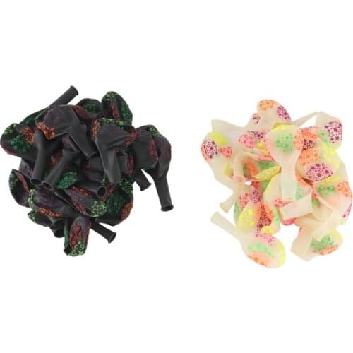 Hot Sale Neon Glow Balloons Neon Stars Glow in Blacklight Black Light Fluorescent Mini Stars Party Balloons Neon Latex Balloons