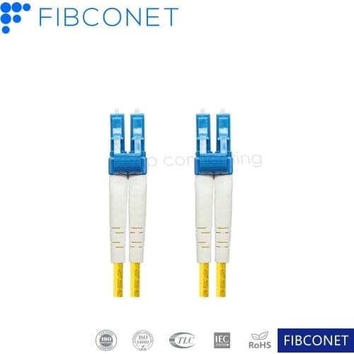 FTTH Patch Cord LC to LC Duplex Sm G652D 9/125 Optical Fiber Patchcord