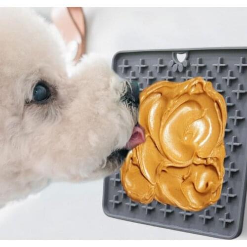Pet Supplies Licking Pad Pet Plate Silicone Mat Slow Bowl Sucker Dog Lick Pad Trib Suction Cup Mat Pet Supplies