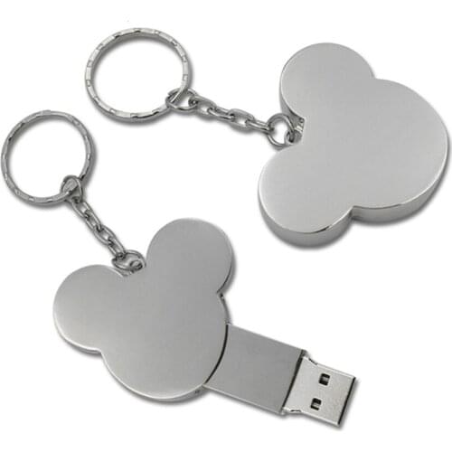 USB flash drive heart fashion 16GB 8GB 32GB 64GB 4GB silver metal pen drive flash memory stick pendrive usb stick disk hot Gift
