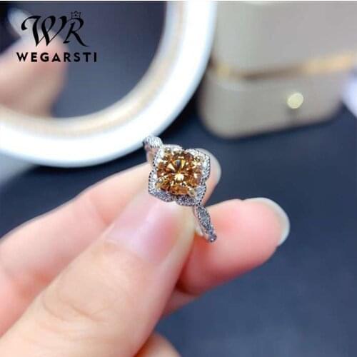 WEGARSTI Best Selling Rose Gold Color Wedding Ring For Women Engagement Brand Finger Christmas Gift Sepcial Unique Jewelry