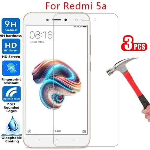 Protective tempered glass for xiaomi redmi 5a screen protector on ksiomi redmi5a film readmi redmy remi redmy5a readmi5a 5 a a5