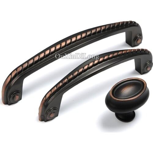 10PCS Retro Vintage European Antique Kitchen Cabinet Door Handles Cupboard Wardrobe Drawer Dresser Cabinet Pulls Handles & Knobs